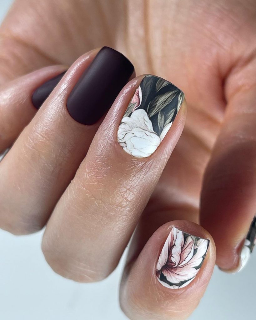 Fall Matte Nails 27 Ideas: Embrace the Elegance of the Season