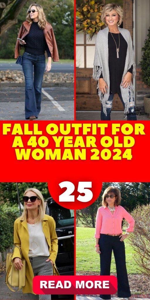 Fashionable Fall Outfits for 40-Year-Old Women in 2024 25 Ideas