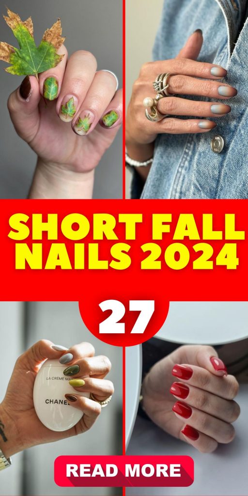 Short Fall Nails 2024: Inspiration and 27 Ideas