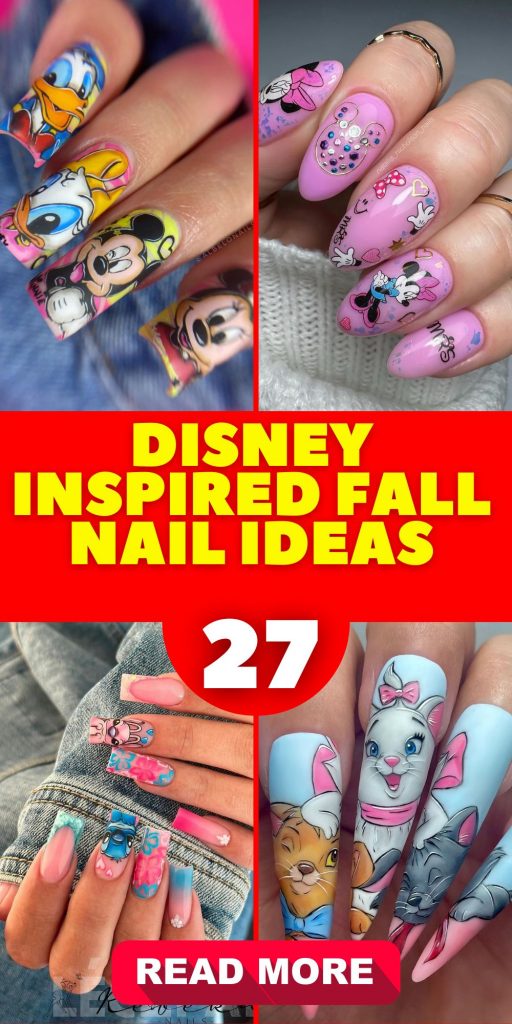 Disney Fall Nails 27 Ideas: A Magical Manicure Guide