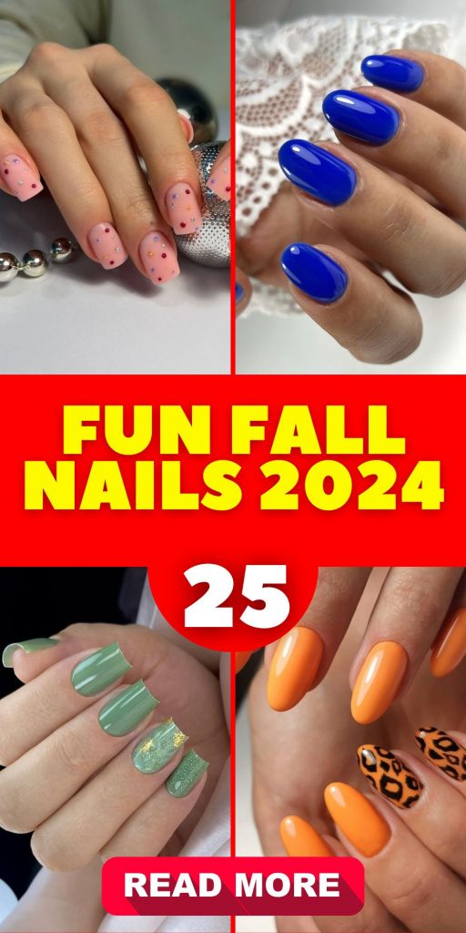 Fun Fall Nails 2024: Inspiring Manicure 25 Ideas for the Season