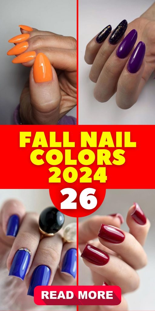 Fall Nail Colors 2024: Trendy and Stylish 26 Ideas