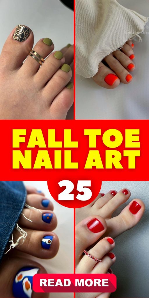 Fall Toe Nail Art 25 Ideas: Stunning Designs and Trends