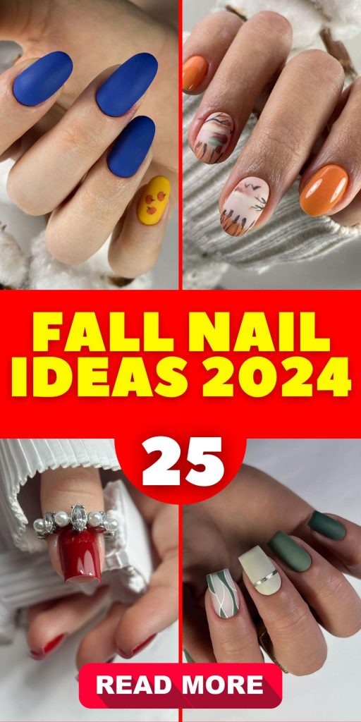 Fall Nail 25 Ideas 2024: Stunning Designs to Try This Autumn