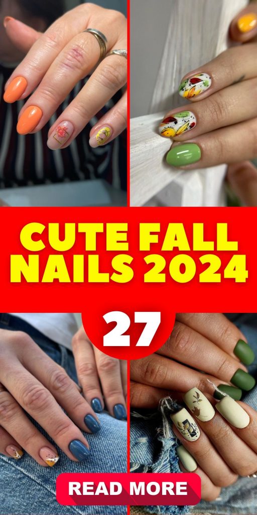 Cute Fall Nails 2024: Trendy 27 Ideas and Designs for the Season