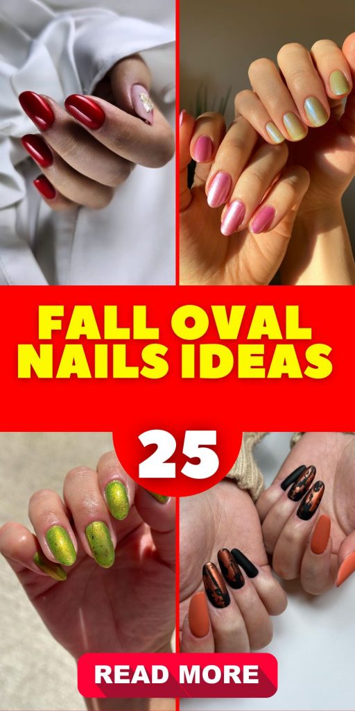 Fall Oval Nails: Trendy 25 Ideas for the Season