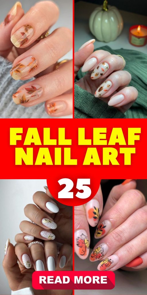 Fall Leaf Nail Art 25 Ideas: Embrace the Season with Stunning Designs