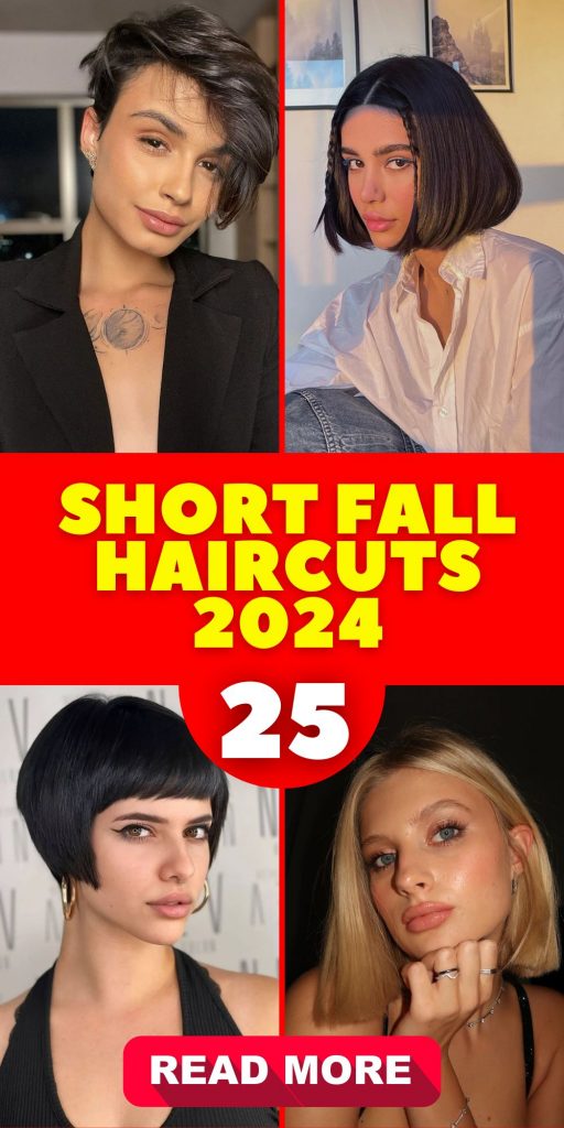 Short Fall Haircuts for Women in 2024 25 Ideas: Trendy and Stylish Looks