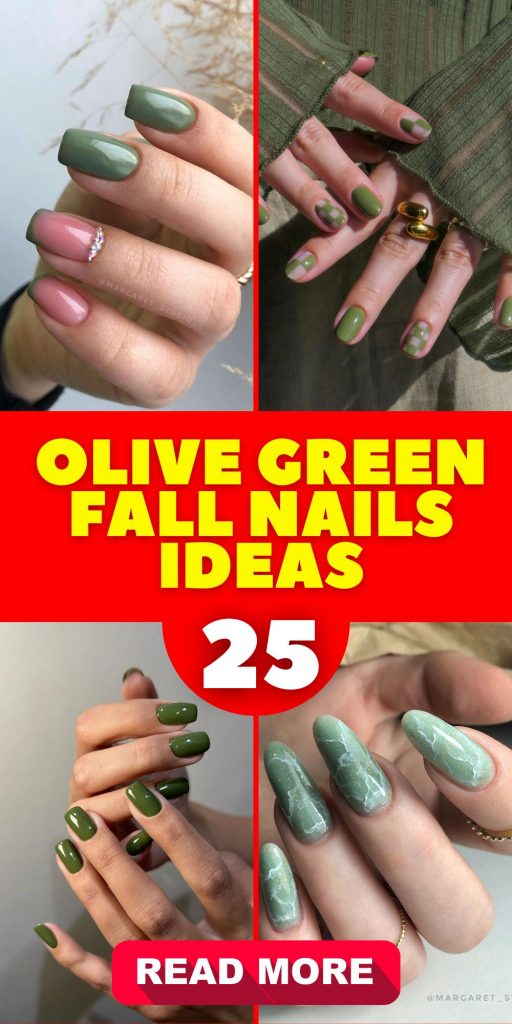 Olive Green Fall Nails 25 Ideas: The Ultimate Guide