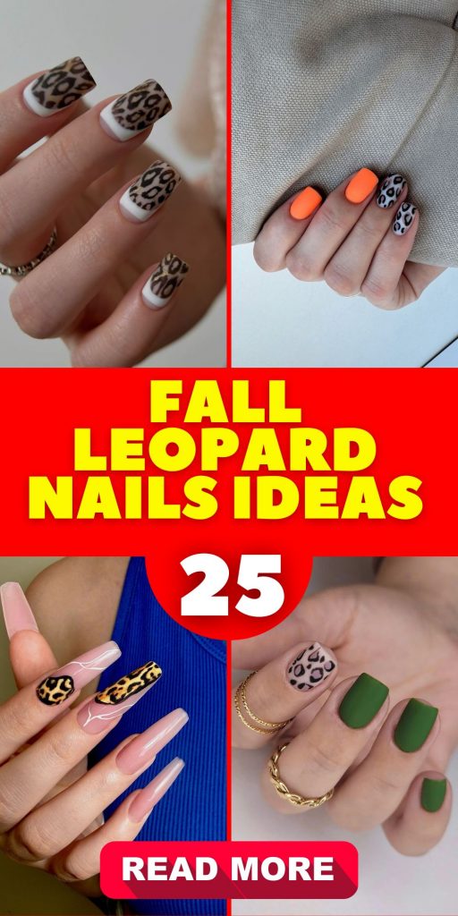 Fall Leopard Nails 25 Ideas: A Bold and Chic Trend