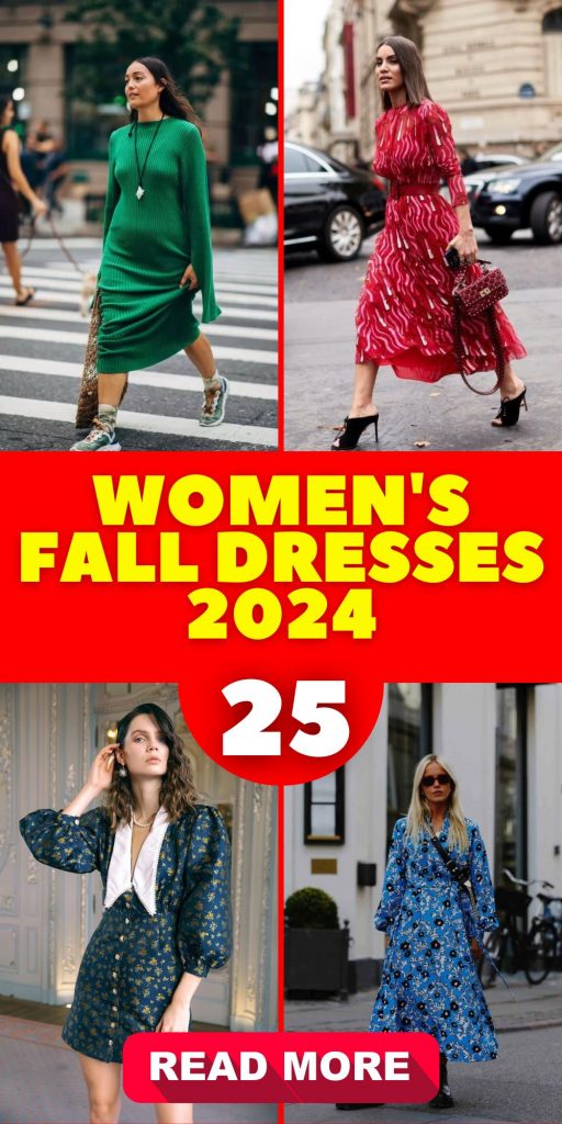 Women's Fall Dresses 2024 25 Ideas: A Style Guide