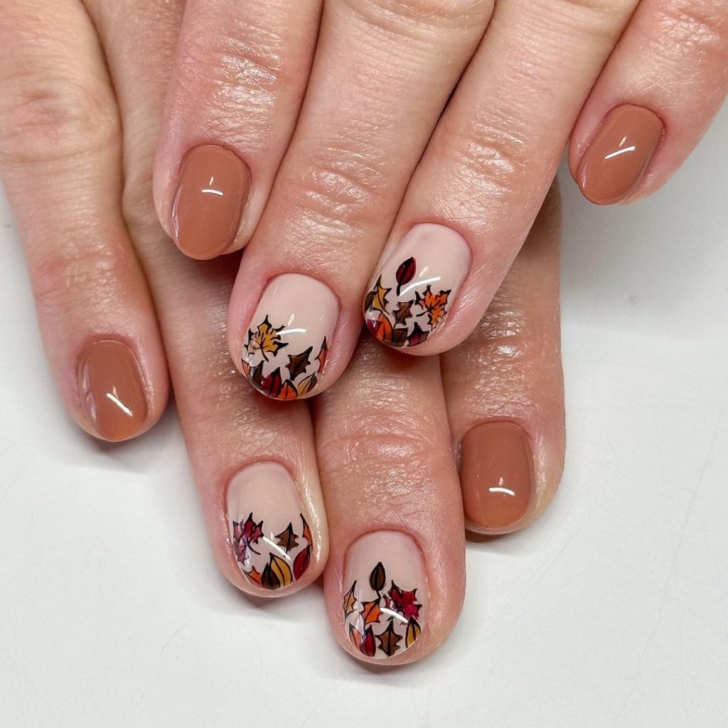 Fall Leaf Nail Art 25 Ideas: Embrace the Season with Stunning Designs