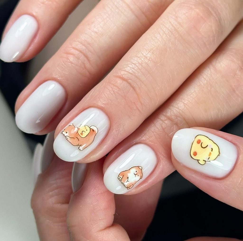 White Fall Nails 26 Ideas: Embrace the Elegance