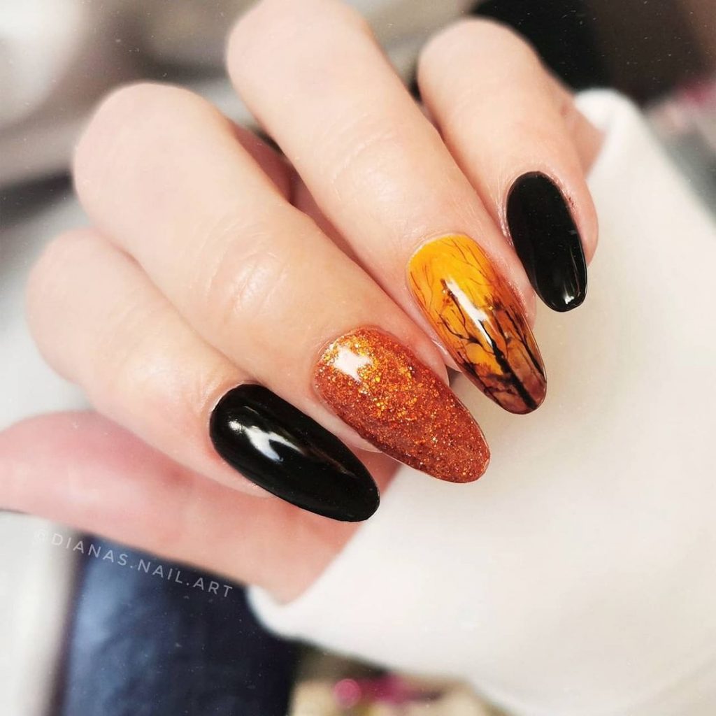 Fall Tree Nail Art 26 Ideas: A Journey Through Autumn Inspired Designs