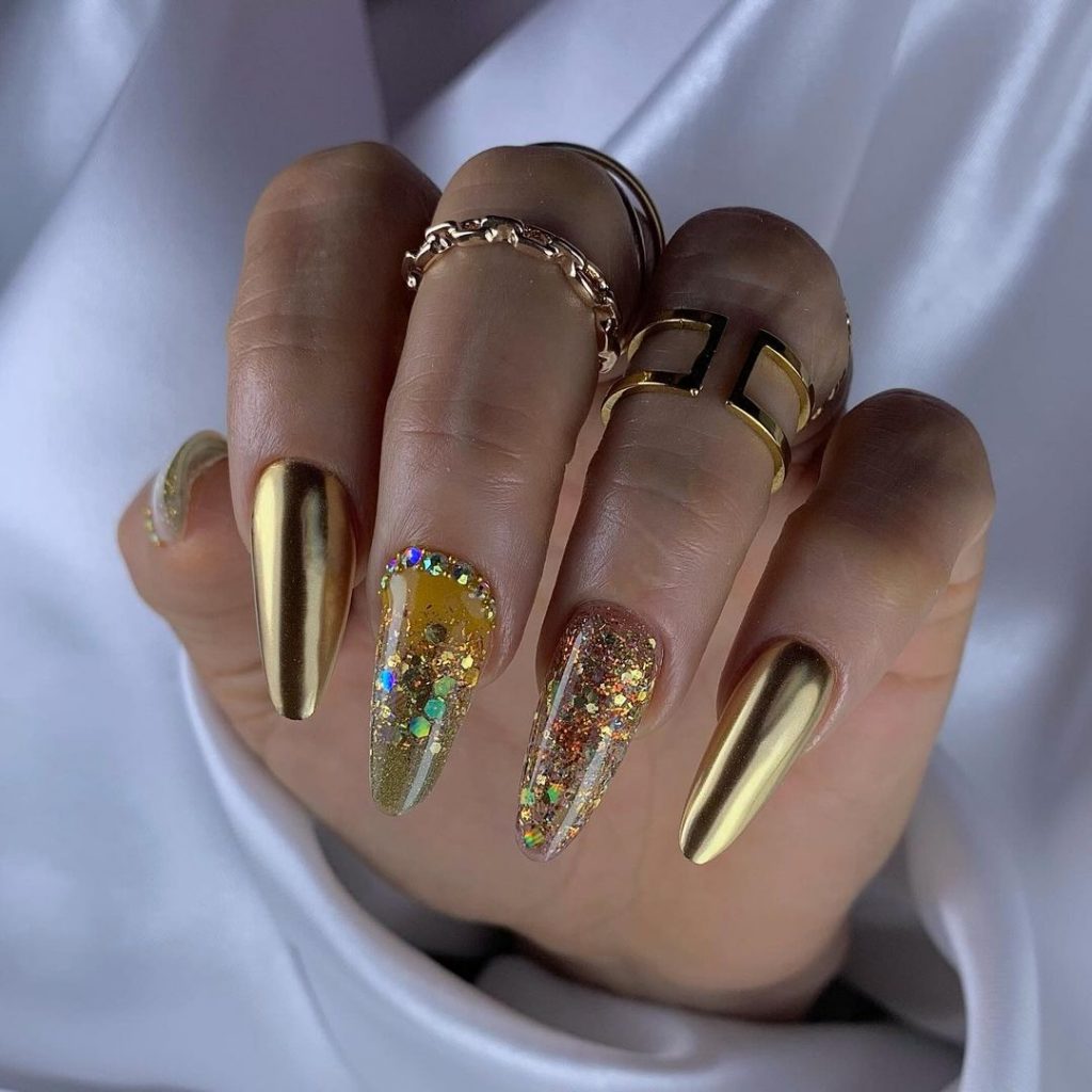 Fall Sparkle Nails 26 Ideas: Trendy Designs for the Season