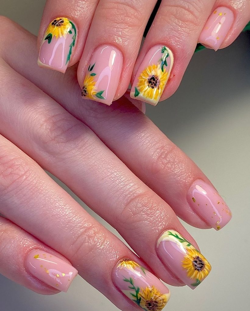 Fall Sunflower Nails: Your Ultimate Guide to Seasonal Manicure 25 Ideas