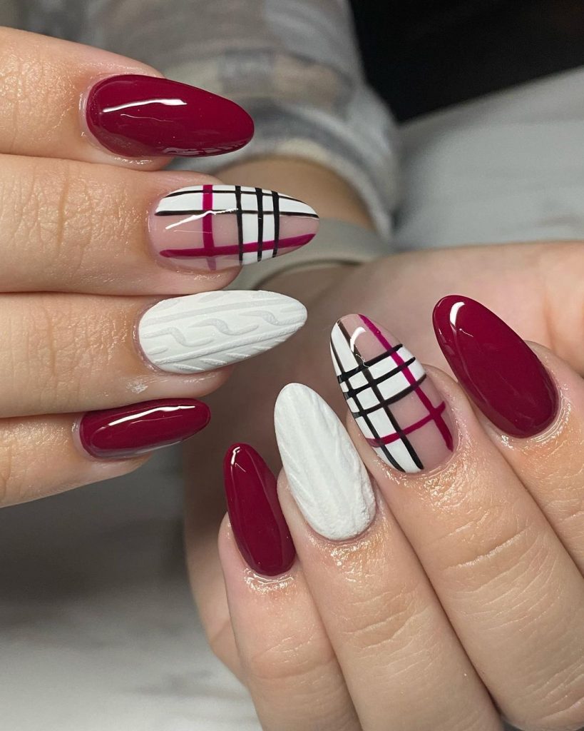 Fall Plaid Nails 2024 23 Ideas: A Trendy Guide to Chic Nail Designs