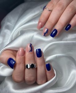 Stunning Navy Blue Fall Nails 25 Ideas: Designs, Trends, and Art for