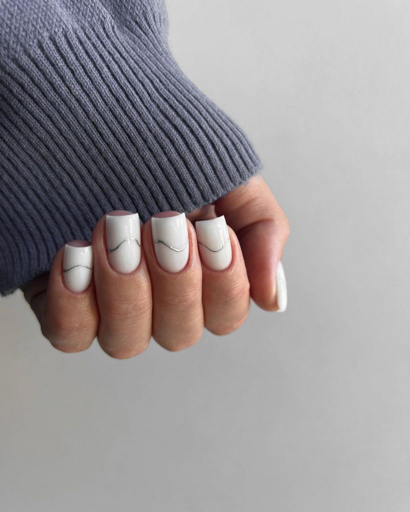 White Fall Nails 26 Ideas: Embrace the Elegance