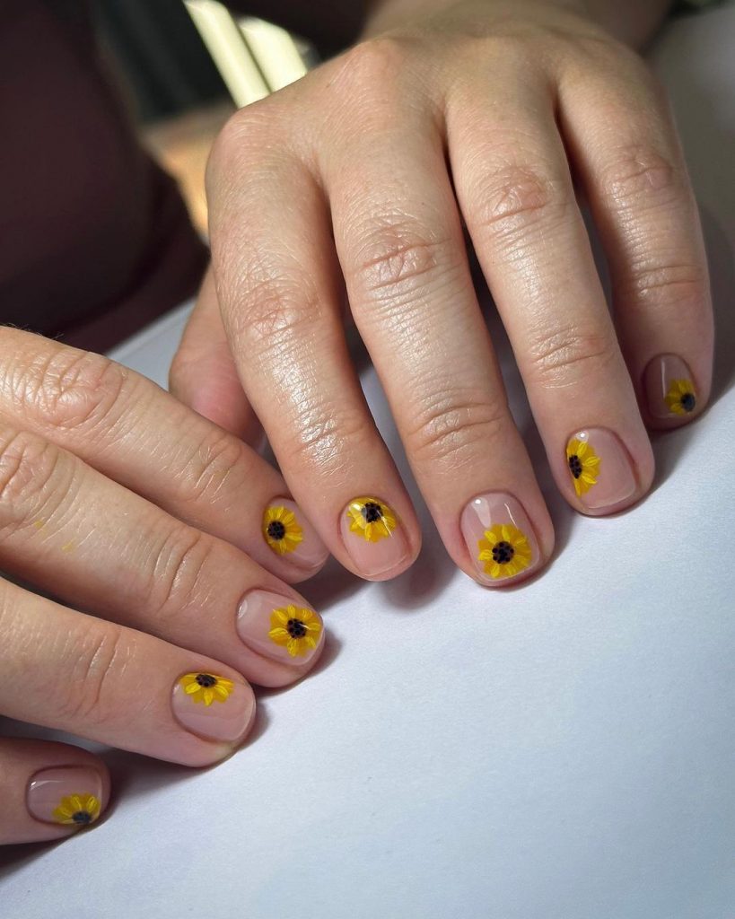 Fall Sunflower Nails: Your Ultimate Guide to Seasonal Manicure 25 Ideas