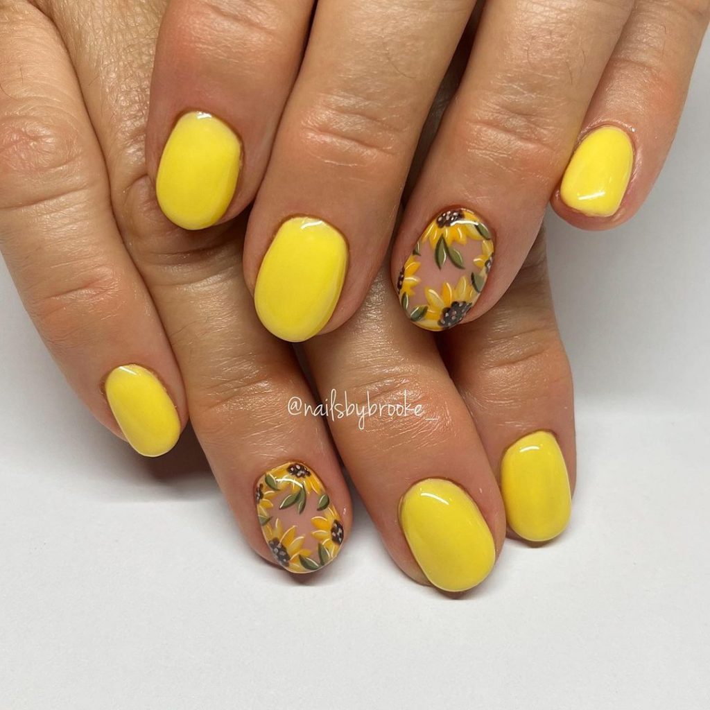 Fall Sunflower Nails: Your Ultimate Guide to Seasonal Manicure 25 Ideas