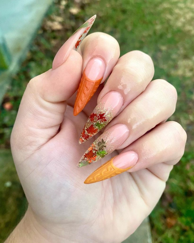 Fall Sweater Nails 25 Ideas: Cozy and Chic Manicure Ideas for the Season
