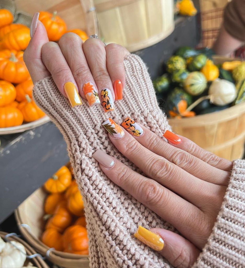 Fall Leaf Nail Art 25 Ideas: Embrace the Season with Stunning Designs