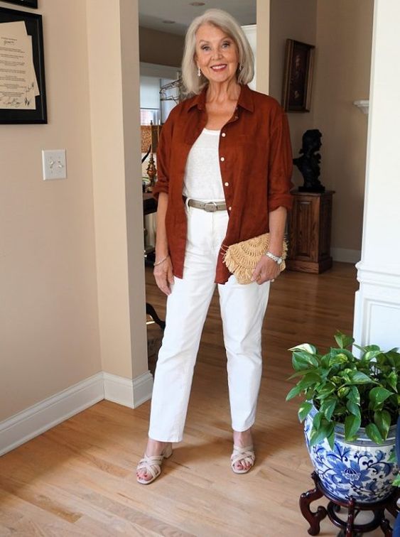 Fall Outfits for 50 Year Old Women 2024: Trendy and Stylish 21 Ideas