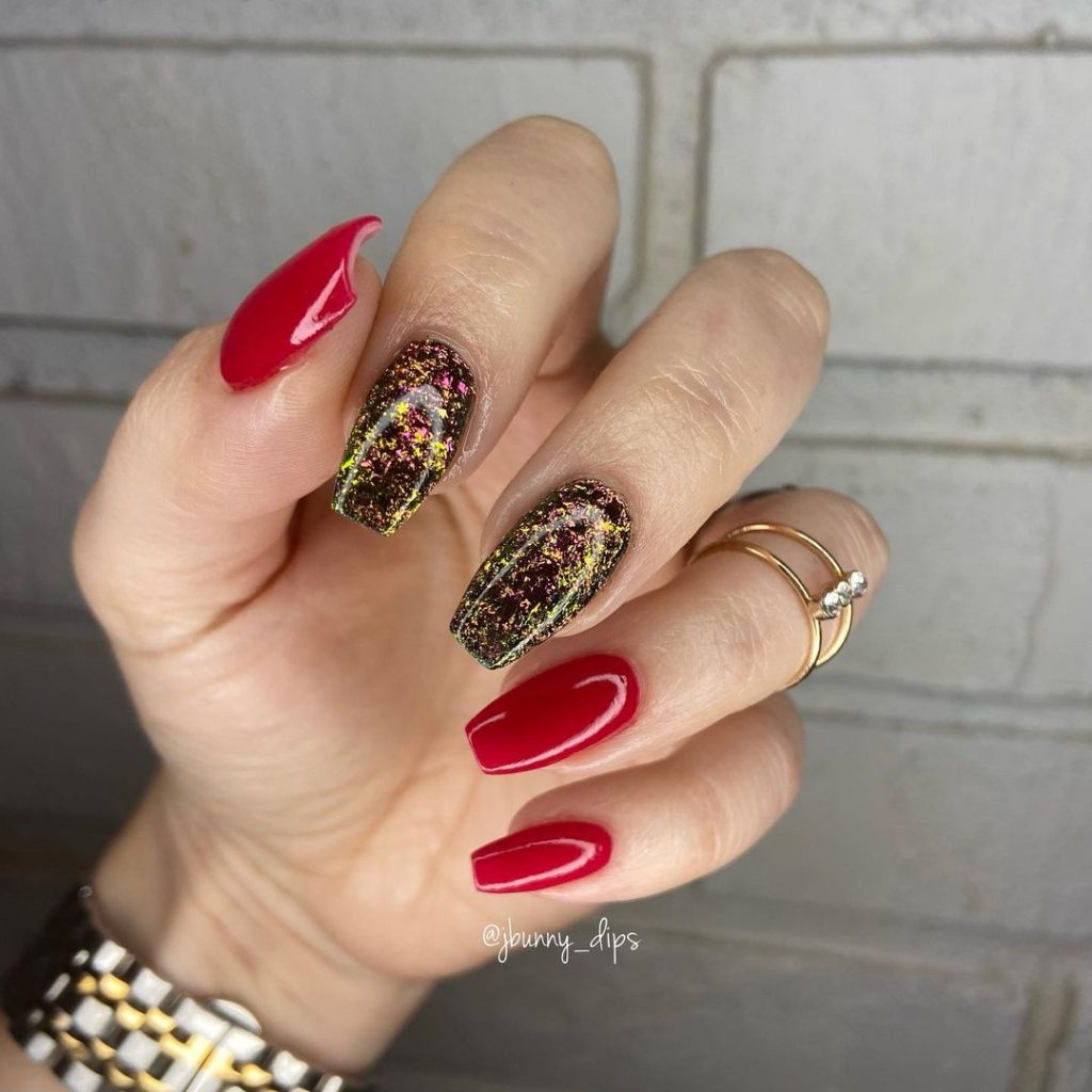 Fall Sparkle Nails 26 Ideas: Trendy Designs for the Season