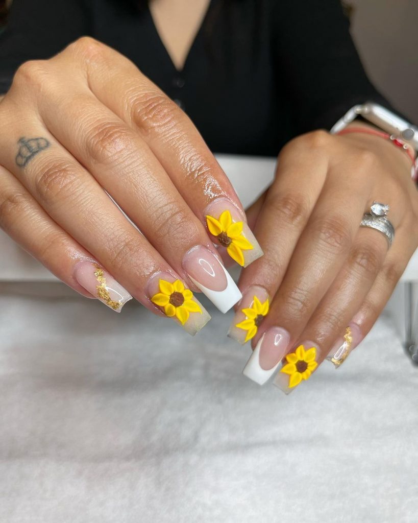 Fall Sunflower Nails: Your Ultimate Guide to Seasonal Manicure 25 Ideas