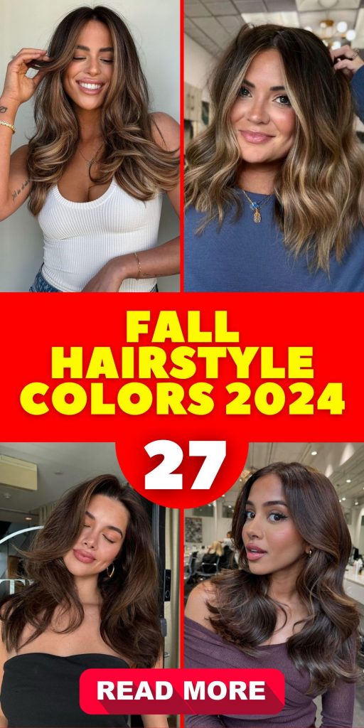 Trendiest Fall Hairstyle Colors of 2024 27 Ideas: Elevate Your Look This Season