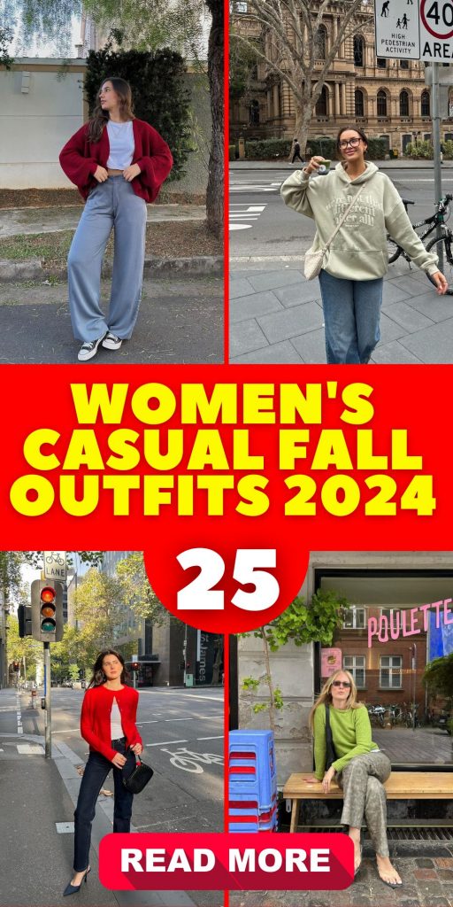 Women's Casual Fall Outfits 2024 25 Ideas: Your Ultimate Style Guide for the Season