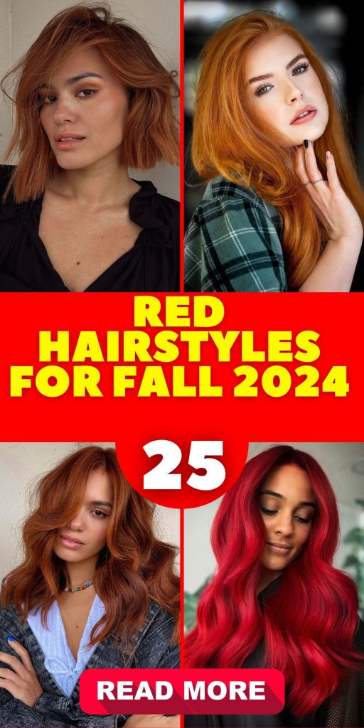 Red Hairstyles for Fall 2024 25 Ideas: A Bold Statement for the Season