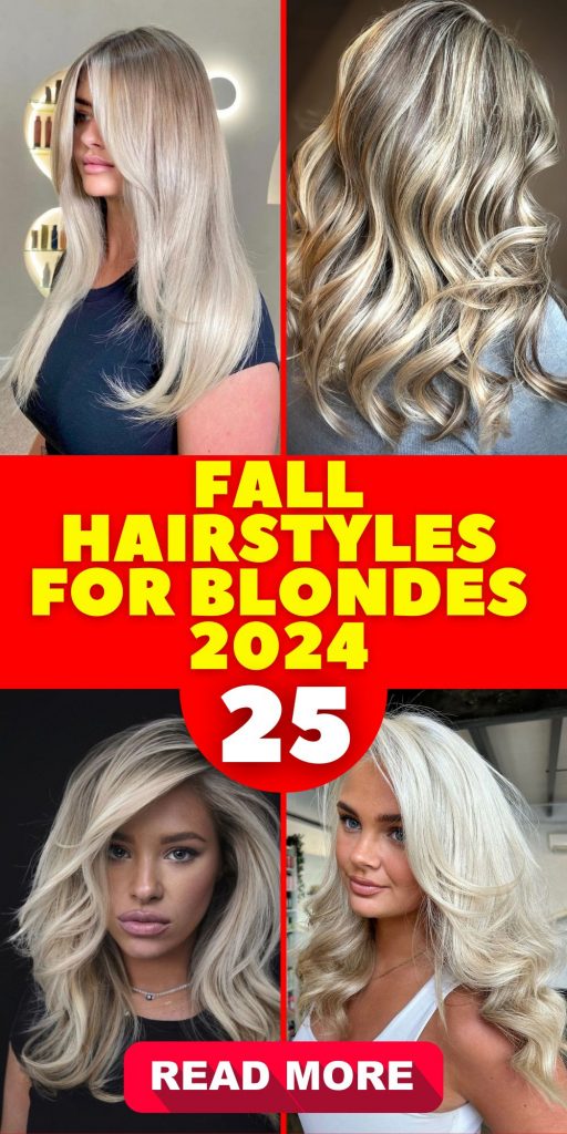 Best Fall Hairstyles for Blondes 2024: Top Trends and Stunning 25 Ideas