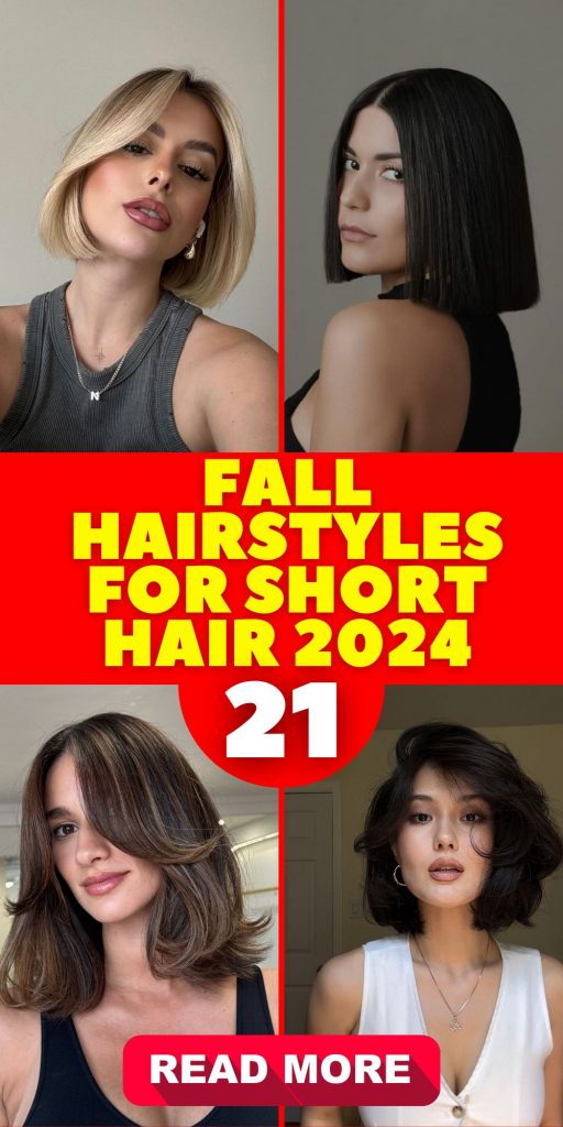 Fall Hairstyles for Short Hair 2024 21 Ideas: Trends and Tips