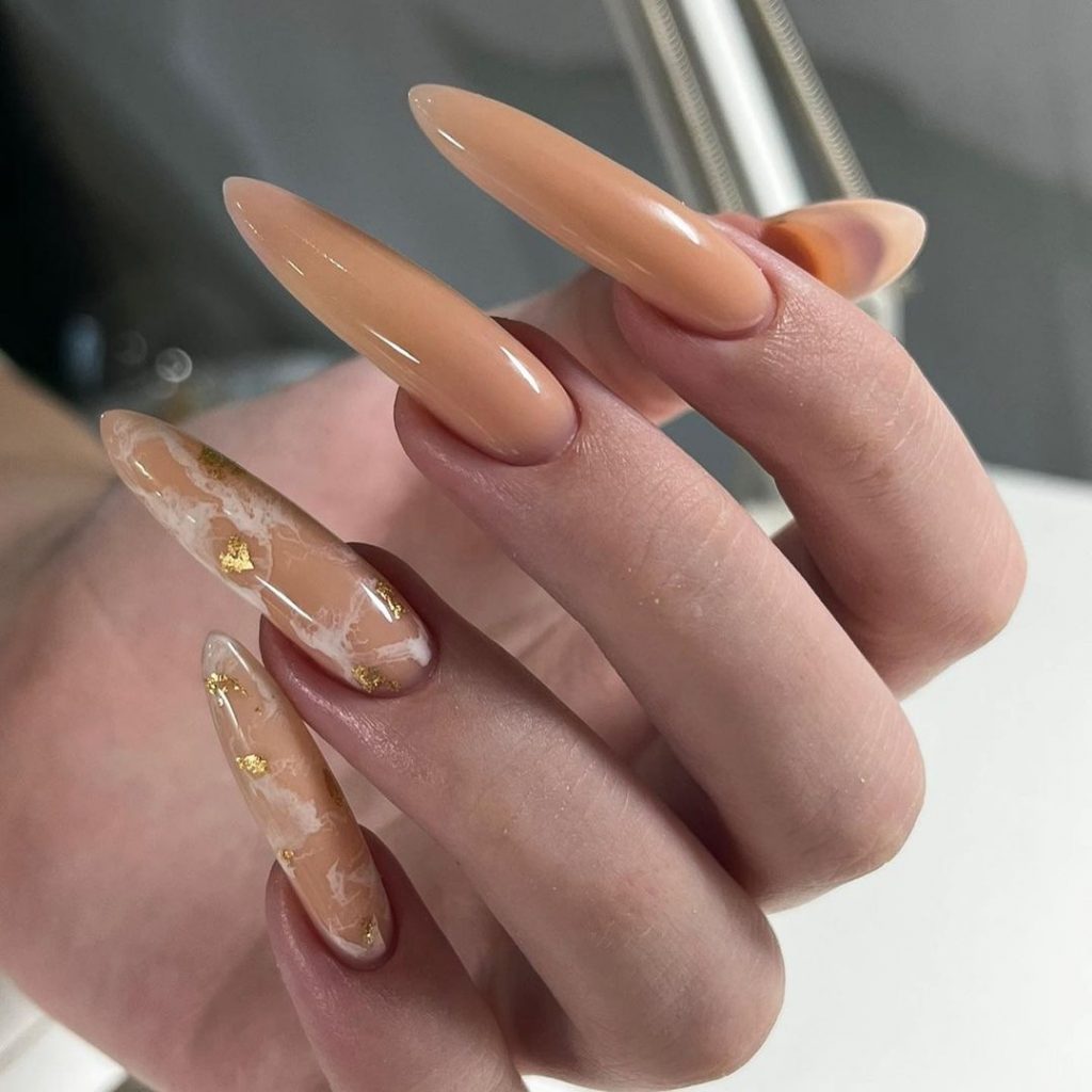 Fall Marble Nails 2024: Trendy Designs and Inspiration for the Season 24 Ideas