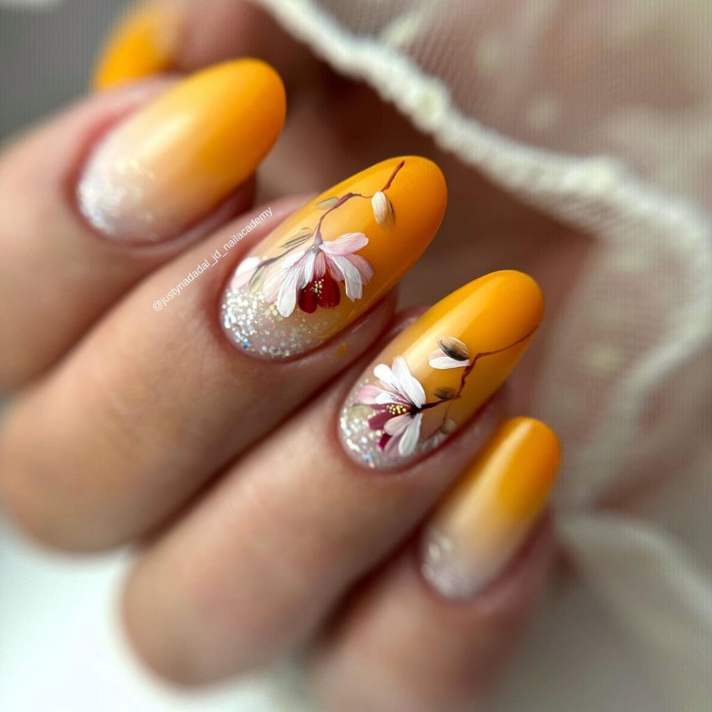 Top Fall Flowers Nail Art Designs for 2024 25 Ideas: Embrace the Beauty of Autumn