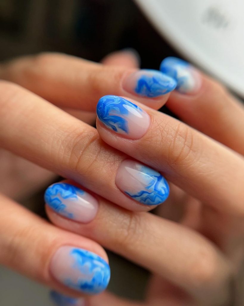 Fall Marble Nails 2024: Trendy Designs and Inspiration for the Season 24 Ideas