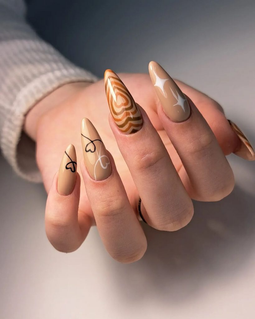 Stunning Fall Nails Almond 2024: Top Trends and Design 25 Ideas