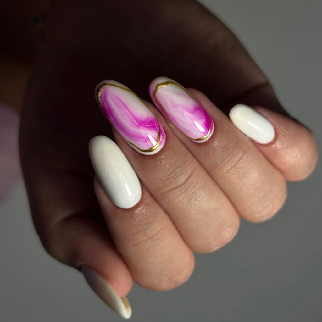 Fall Marble Nails 2024: Trendy Designs and Inspiration for the Season 24 Ideas