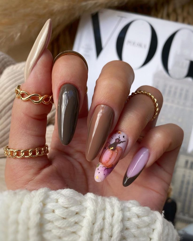 Best Fall Pumpkin Nails 2024 22 Ideas: Top Trends and Designs for the Season