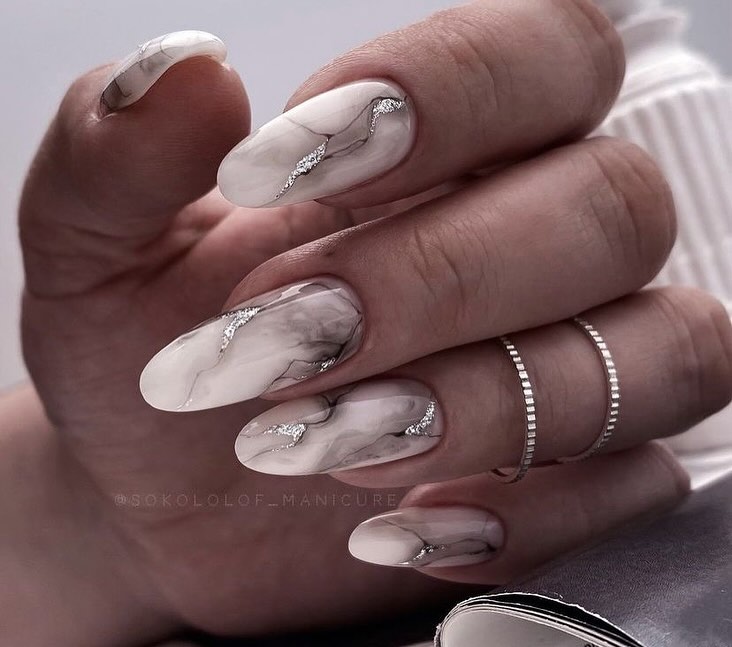 Fall Marble Nails 2024: Trendy Designs and Inspiration for the Season 24 Ideas