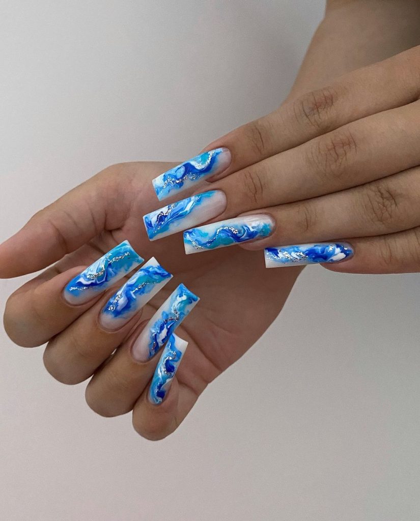 Fall Blue Nails 2024 27 Ideas: Stunning Designs for the Season