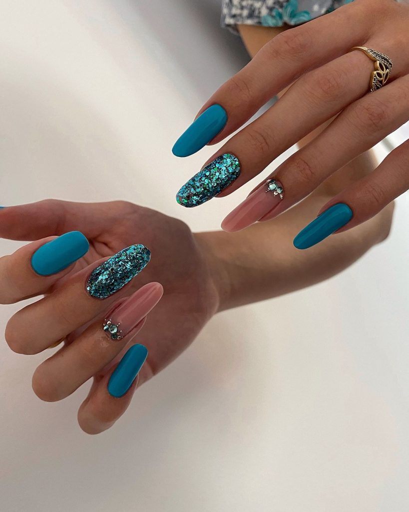 Fall Blue Nails 2024 27 Ideas: Stunning Designs for the Season