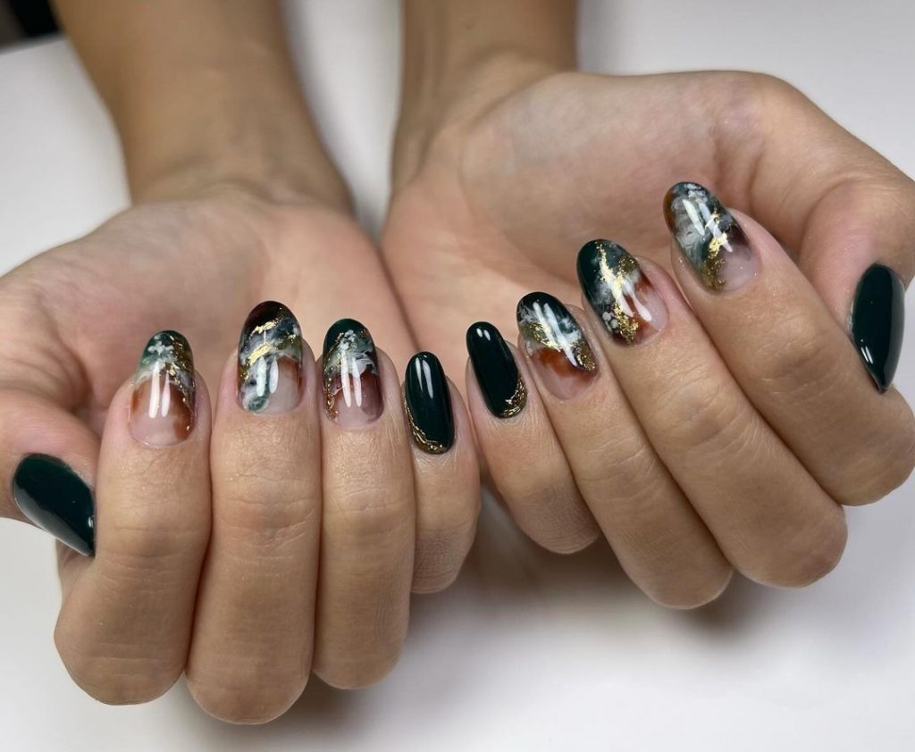 Fall Marble Nails 2024: Trendy Designs and Inspiration for the Season 24 Ideas