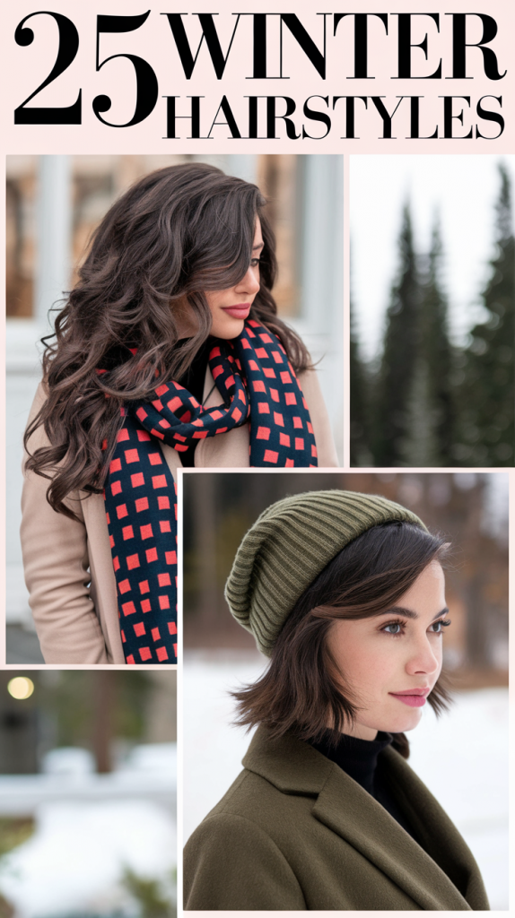 Winter Hairstyles 2024 25 Ideas: Trendy Looks to Keep You Warm and Stylish