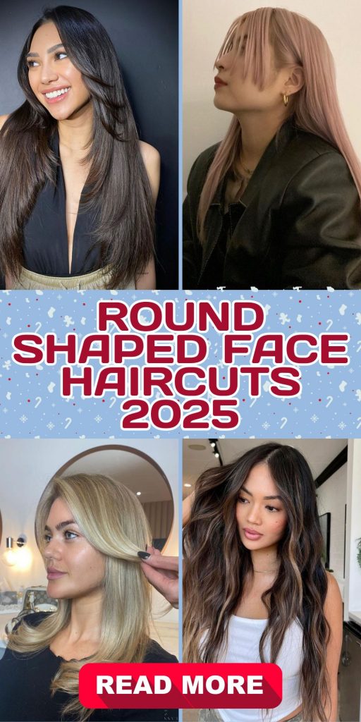 Round Shaped Face Haircuts 2025 21 Ideas