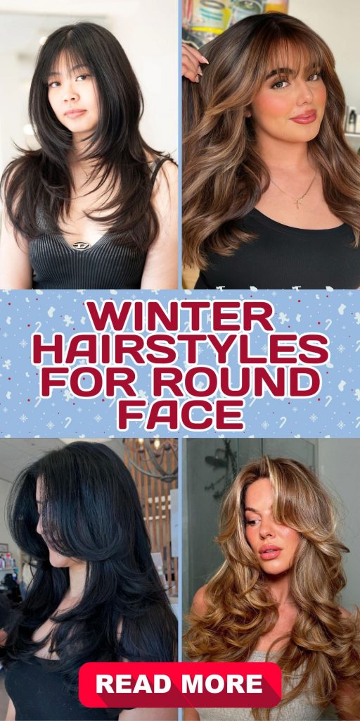 The Perfect Winter Haircuts for Round Faces 25 Ideas: A Guide to Stylish Looks