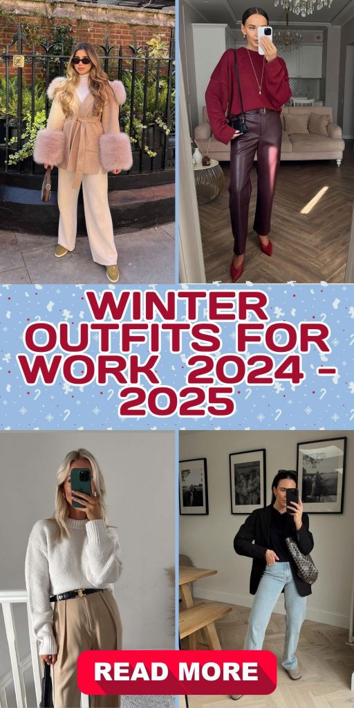 Winter Outfits for Work 2024 - 2025 26 Ideas: Stay Stylish and Warm at the Office