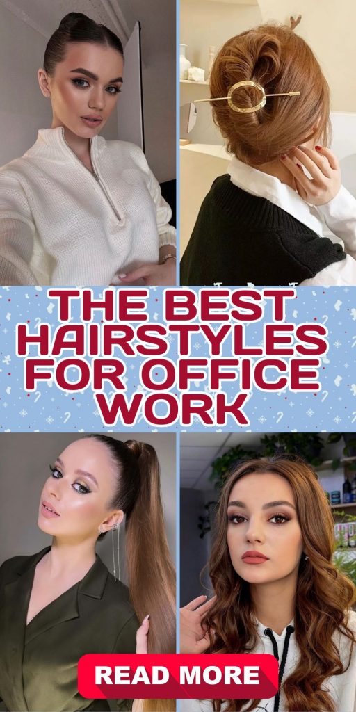 Best Hairstyles for Office Work 25 Ideas: Professional and Stylish Looks for Every Day